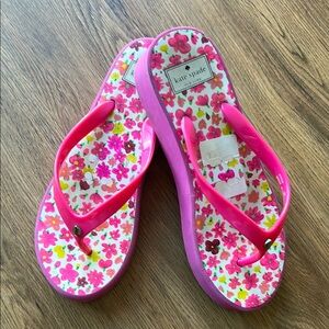 Kate Spade Pink Floral Sandals